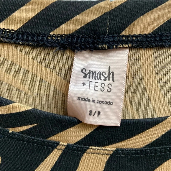 Smash + Tess t shirt bodysuit in Teresa Tiger Print Sz S - Picture 6 of 9